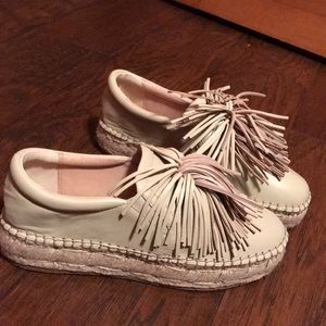 BRAND NEW J/Slides Leather espadrilles